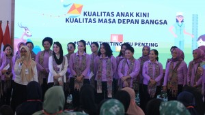 Jumlah Kasus Tinggi, Iriana Jokowi Pimpin Langsung Kampanye Peduli Stunting