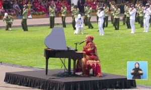 Bawakan Lagu Rungkad, Putri Ariani Sukses Goyang Istana Negara
