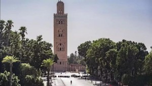 Masjid Ikonik Koutoubi di Marrakech Maroko Tetap Utuh Usai Gempa Bumi