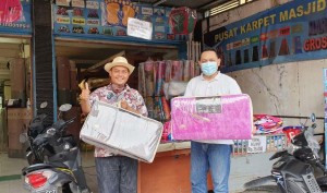 Mulai dari Nol, Heru Purnomo Bangun Bisnis Karpet Beromzet Miliaran Rupiah