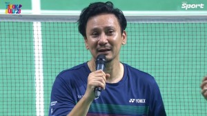 Vincent Rompies Teriakkan Save Palestina di Lapangan Tepok Bulu 2023