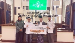 Lazisnu se-Jatim Himpun dan Serahkan Donasi Palestina Rp2,6 Miliar