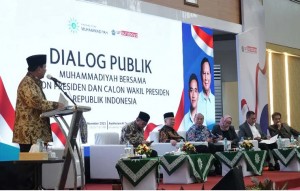 Hadiri Dialog Publik Tanpa Gibran, Prabowo: Saya Nyaman dengan Muhammadiyah