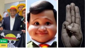 Strategi 3 Capres Gaet Suara Gen Z, dari Gemoy hingga One Piece