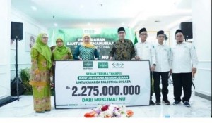 Melalui Lazisnu, Muslimat NU Kembali Salurkan Donasi Rp2 Miliar untuk Palestina