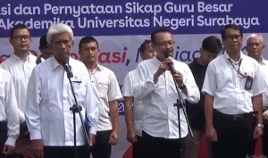 Guru Besar dan Alumni Unesa Ingatkan Pejabat Negara Tak Berpihak di Pemilu 2024