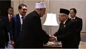 Bertemu Grand Syaikh, Wapres Bahas Kesatuan Suara Penyelesaian Palestina