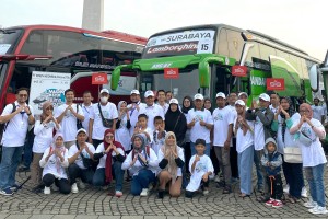 SIG Berangkatkan 880 Perserta Mudik Bersama BUMN 2024 ke Empat Provinsi