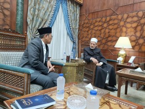 Jalin Kerja Sama Penguatan Dakwah, MUI Temui Grand Syekh Al-Azhar Mesir