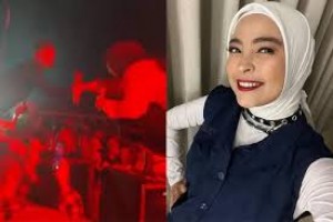 Nyungsep dari Panggung Setinggi 2 Meter, Tantri Kotak: Alhamdulillah Aku Baik Saja