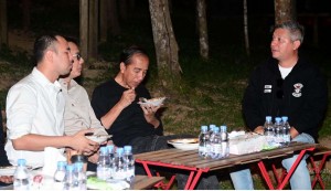 Momen Presiden Jokowi dan Para Influencer Makan Malam Bersama di IKN