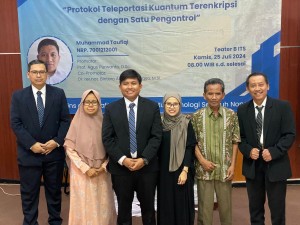Teliti Teori Kuantum, Doktor ITS Lulus 2,5 Tahun dengan Lima Publikasi Q1