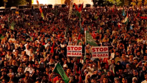 Ribuan Orang Berdemonstrasi di Istanbul Memprotes Pembunuhan Pemimpin Hamas