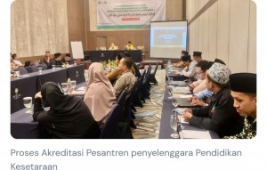 223 Ponpes Salafiyah Dapat Jatah Disetarakan