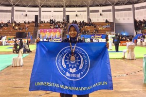 Mahasiswa Ilkom UMMAD, Nairo Rizki Nurhamzah Juara 2 Pencak Silat Nice of Java Championship di Magetan.