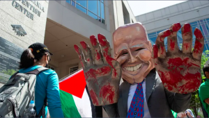 Aksi Besar Pro-Palestina Siap Sambut Kamala Harris di Konvensi Demokrat