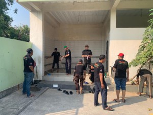 PRNU Telaga Murni Langsung  Gerak Cepat, Gelar Bakti Sosial  dengan Bersih Bersih Masjid