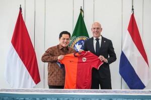 Tandatangani MoU PSSI dan KNVB, Erick Thohir: Kerjasama Saling Untungkan Sepakbola Kedua Negara