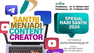 Santri Segera Merapat! Kemenag Bikin Pelatihan Content Creator dan Artificial Intelligence
