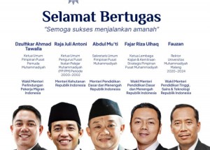 Profil 5 Kader Muhammadiyah di Kabinet Merah Putih