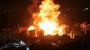 Israel Lancarkan Serangan Udara Dahsyat ke Beirut, 6 Gedung Rata dengan Tanah