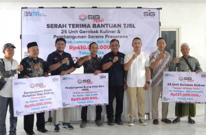 Tingkatkan Ekonomi Pedesaan, SIG Bantu Pengembangan Usaha Mikro dan Infrastruktur Pertanian