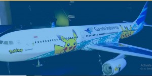 Livery Pikachu Berbatik Garuda Indonesia Wujud Kolaborasi IP Lokal dan IP Global