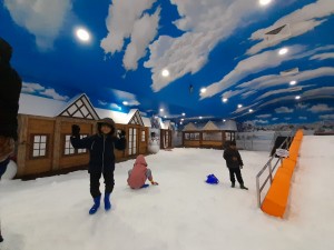 Serunya Main Salju di Jungle Snow Sentul, HTM Nggak Sampai Rp100 Ribu!