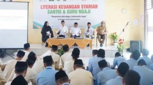 500 Santri di Bogor dan Bekasi Dibekali Pemahaman Literasi Keuangan Syariah