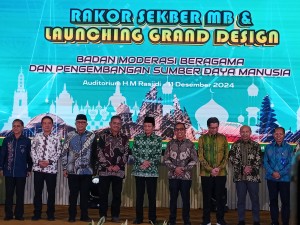 Launching Grand Design Badan Moderasi Beragama, Menag: Tugas Kita Mengajak Umat Hidup Berdampingan
