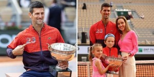 Djokovic Sangat Bangga Meraih Kemenangan Disaksikan Istri dan Dua Anaknya