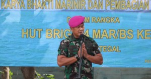 Brigjen TNI Harry Indarto Pimpin Penertiban 30 KM Pagar Bambu di Pesisir Tangerang