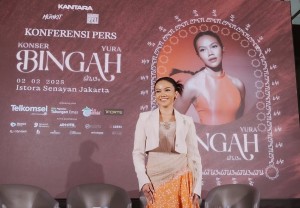 Rayakan Satu Dekade Berkarya, Yura Yunita Gelar Konser Tunggal Bertajuk Bingah