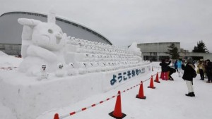 Festival Salju Sapporo Tampilkan 200 Patung Es