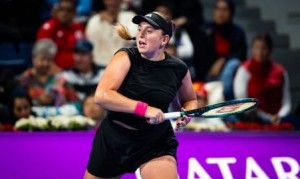 Sukses Tumbangkan Ons Jabeur, Ostapenko Bertemu Iga Swiatek di Semifinal Qatar Open