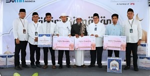 Aksi Nyata Jamkrindo di Kupang, Salurkan 100 Paket Sembako dan Santuni 50 Anak Yatim Piatu