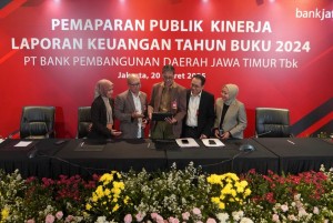 Kinerja 2024:  Bank Jatim Catatkan Laba Bersih Rp1,28 Triliun