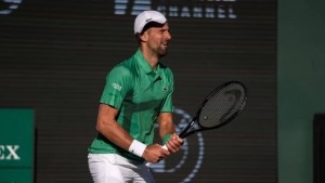 Novak Djokovic Tampil Perkasa, Kalahkan Hijikata dan Lolos ke Babak Ketiga Miami Open