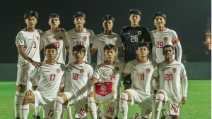 Pertahanan Solid Timnas Indonesia U-17 Tahan Gempuran Korea Selatan di Babak Pertama