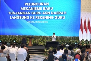 Penyaluran Tunjangan Guru Secara Langsung Telah Melebihi Target Nasional