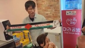 Aktivis Korea Selatan Konfrontasi Duta Besar Israel di Seoul: Kecam Genosida Palestina