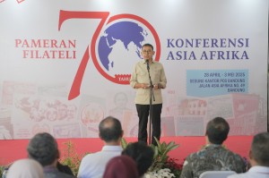 Peringatan 70 Tahun KAA: Kementerian Kebudayaan Hadirkan Pameran Filateli KAA di Bandung