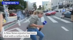 Tiga Jurnalis Australia Jadi Korban Aparat AS Saat Meliput Aksi Protes Imigrasi di LA