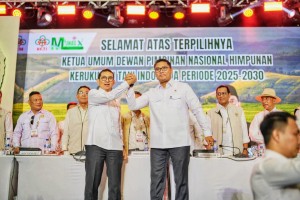 Sudaryono Resmi Pimpin HKTI, Fadli Zon Serahkan Estafet Kepemimpinan untuk Majukan Petani