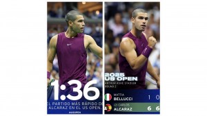 Tampil Plontos, Carlos Alcaraz Menang Mudah Atas Bellucci di Babak Kedua US Open