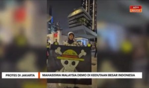 Mahasiswa Malaysia Berunjuk Rasa di Kantor Kedutaan RI: Bebaskan Pendemo yang Ditahan