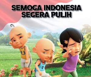 Upin Ipin hingga BoBoiBoy Doakan Indonesia Cepat Pulih