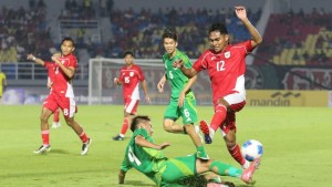 Indonesia U-23 Kendalikan Babak Pertama, Makau Tertekan di Gelora Delta