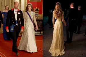 Pesona Kecantikan Kate Middleton Saat Jamuan Kenegaraan, Menuai Pujian Donald Trump
