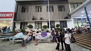 Rumah Sakit di Kota Bogo Filipina Kewalahan Atasi Lonjakan Pasien Korban Gempa